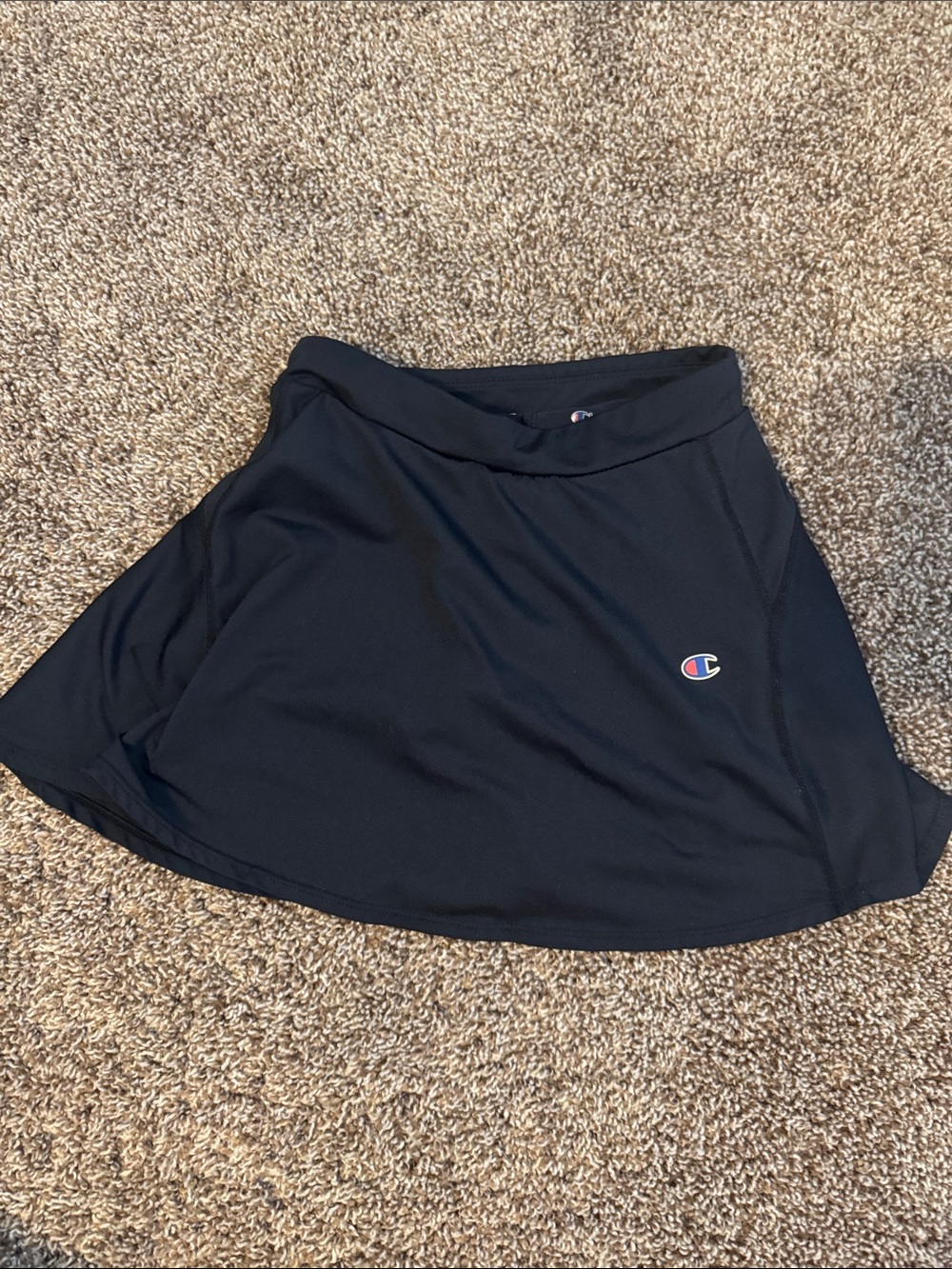 Champion Black Circle Skort with Small Logo